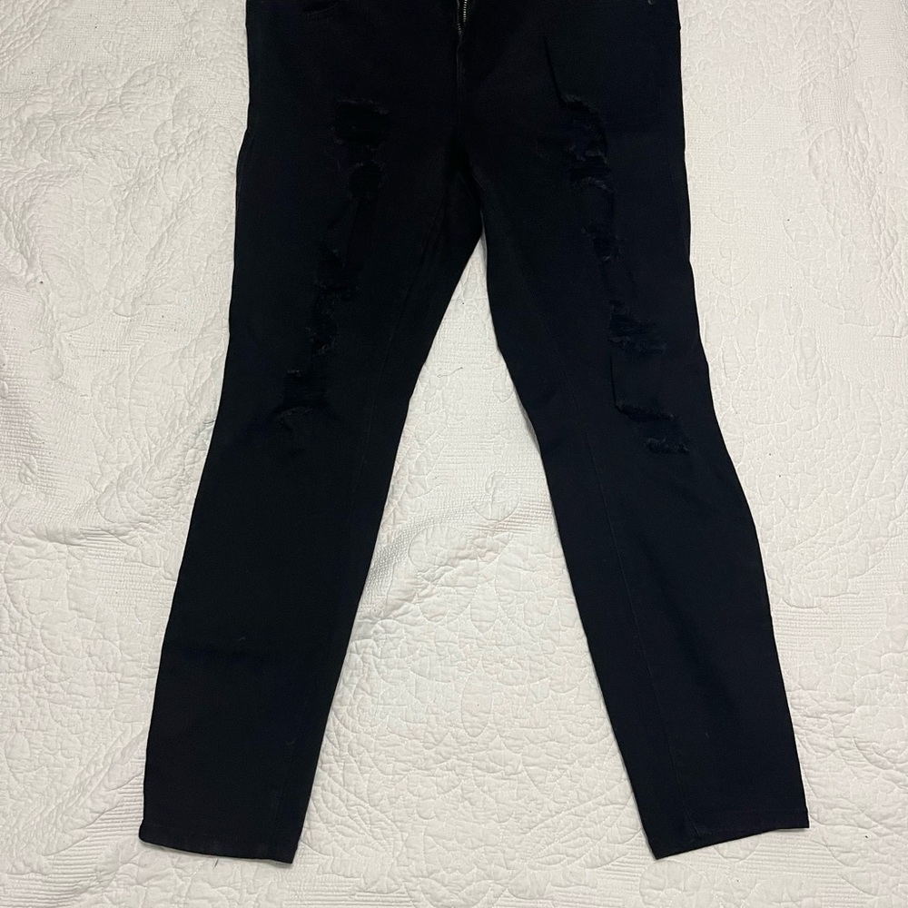 Torrid Black Ripped Skinny Jeans for Women
